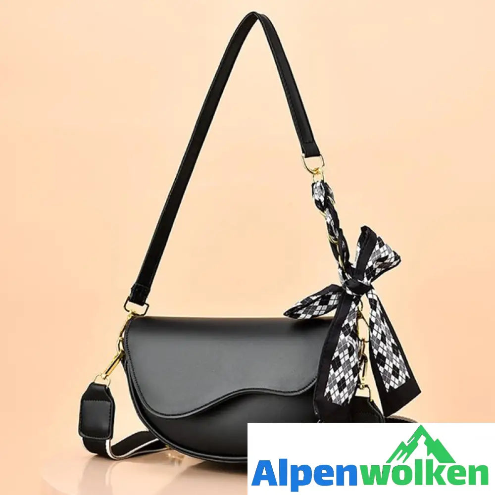 Alpenwolken - Vintage Satteltasche