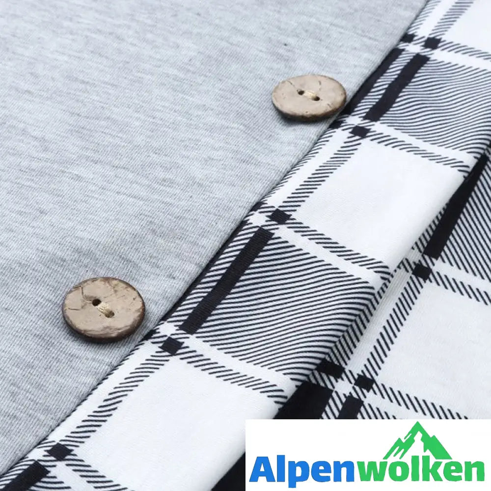 Alpenwolken - Vintage Unregelmäßiges Kleid