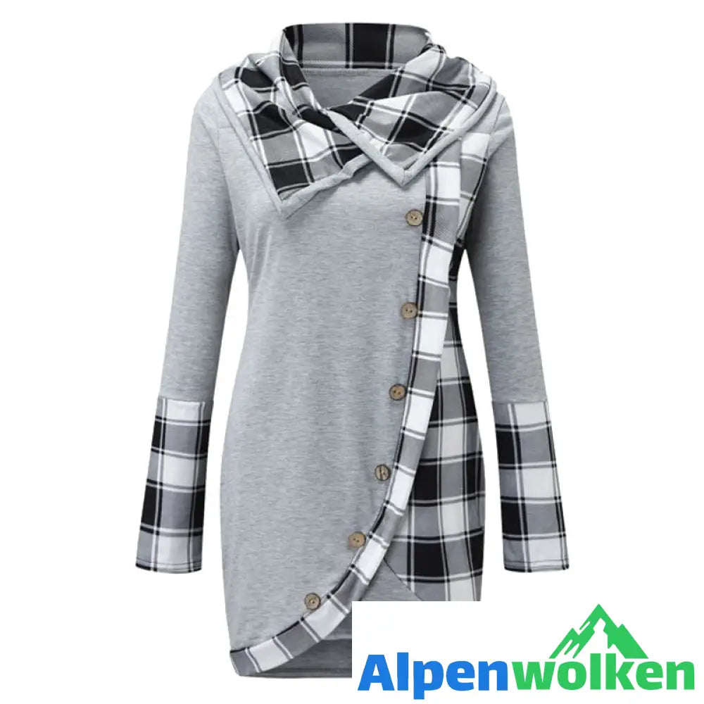 Alpenwolken - Vintage Unregelmäßiges Kleid