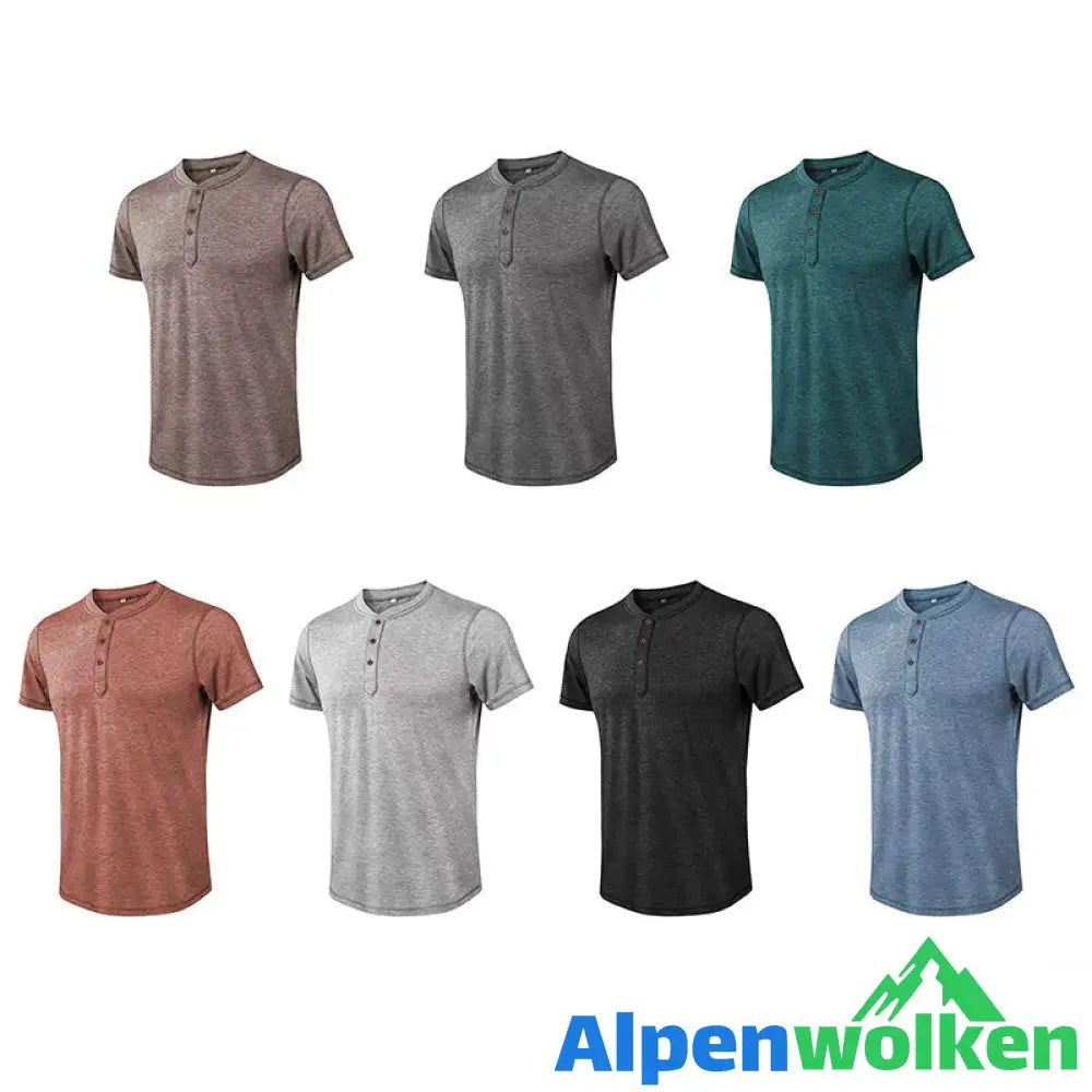 Alpenwolken - Vintages einfaches T-Shirt