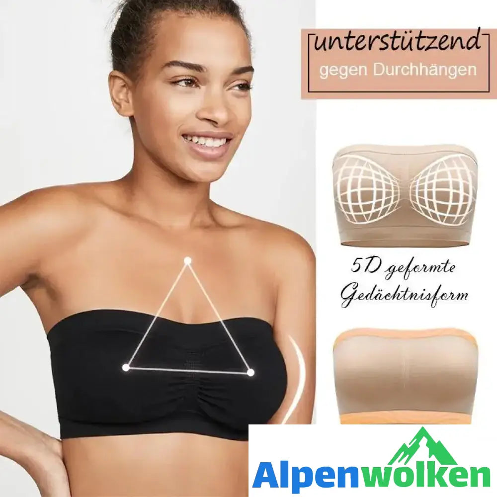 Alpenwolken - Volle Unterstützung Nahtloses Bandeau