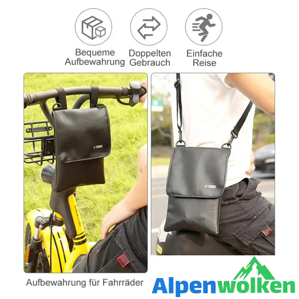 Alpenwolken - Vordere Fahrrad Aufbewahrungstasche