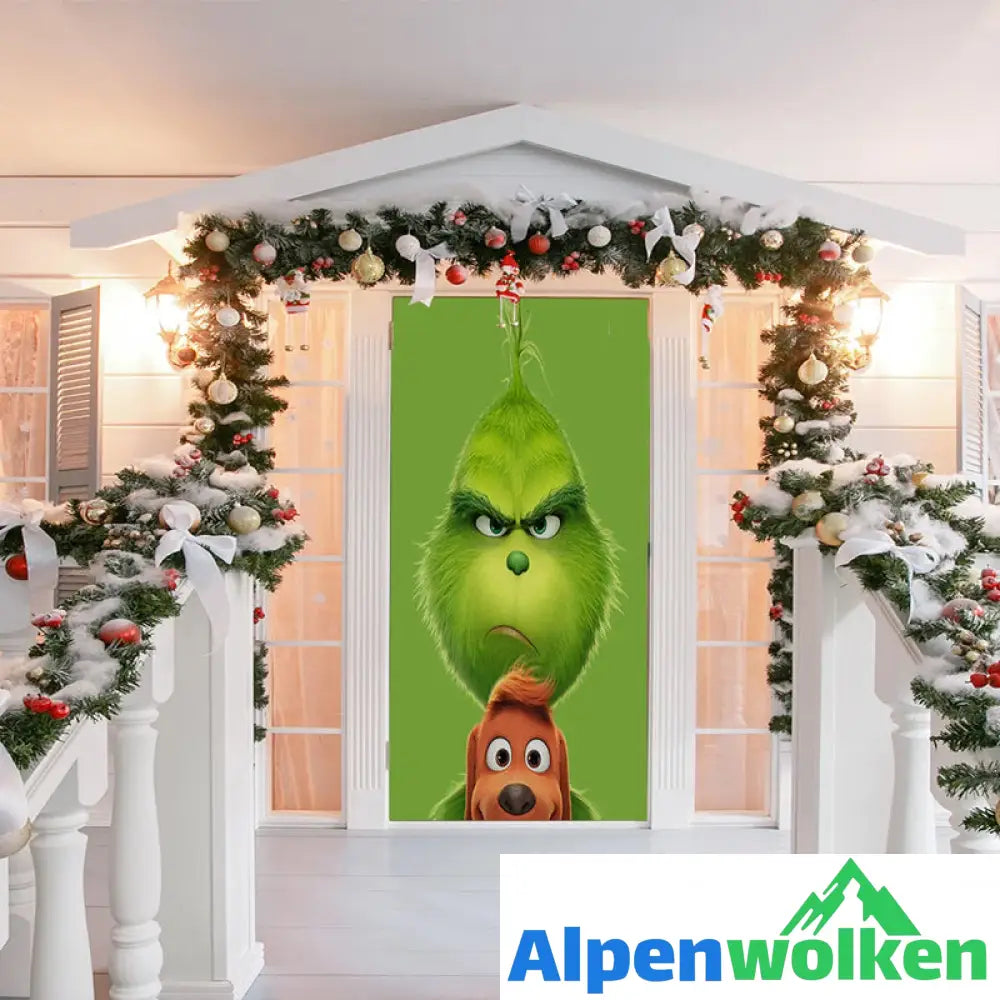 Alpenwolken - ☃️Vorweihnachtlicher Türdeckel-Ornament🎄