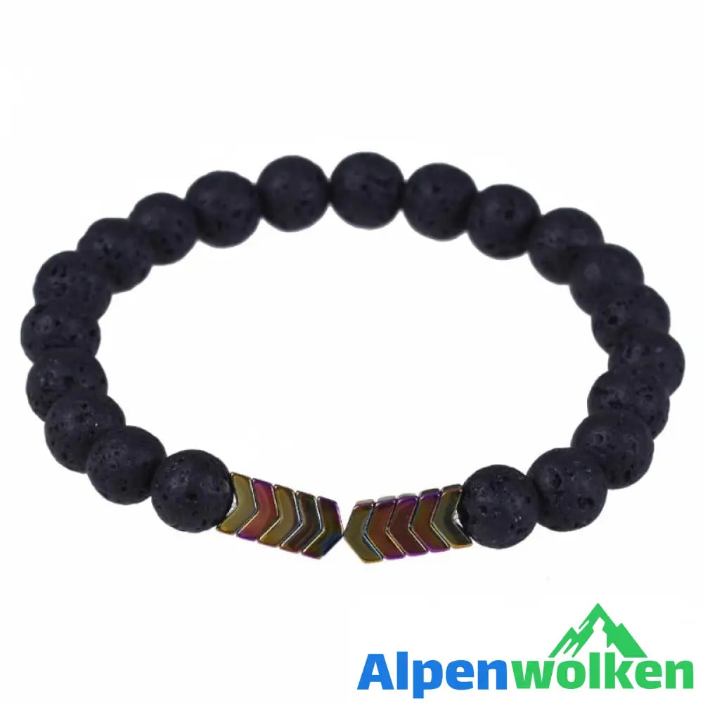 Alpenwolken - Vulkanstein Energie Armband