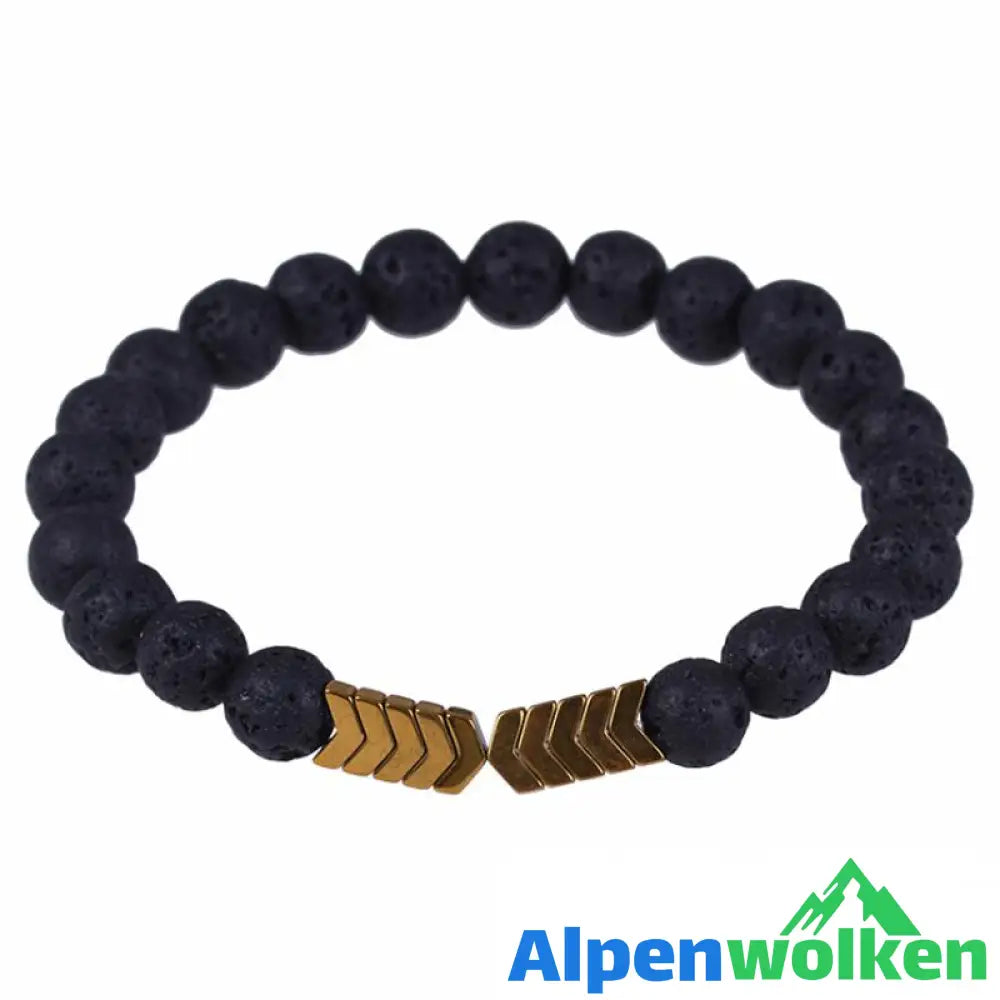 Alpenwolken - Vulkanstein Energie Armband