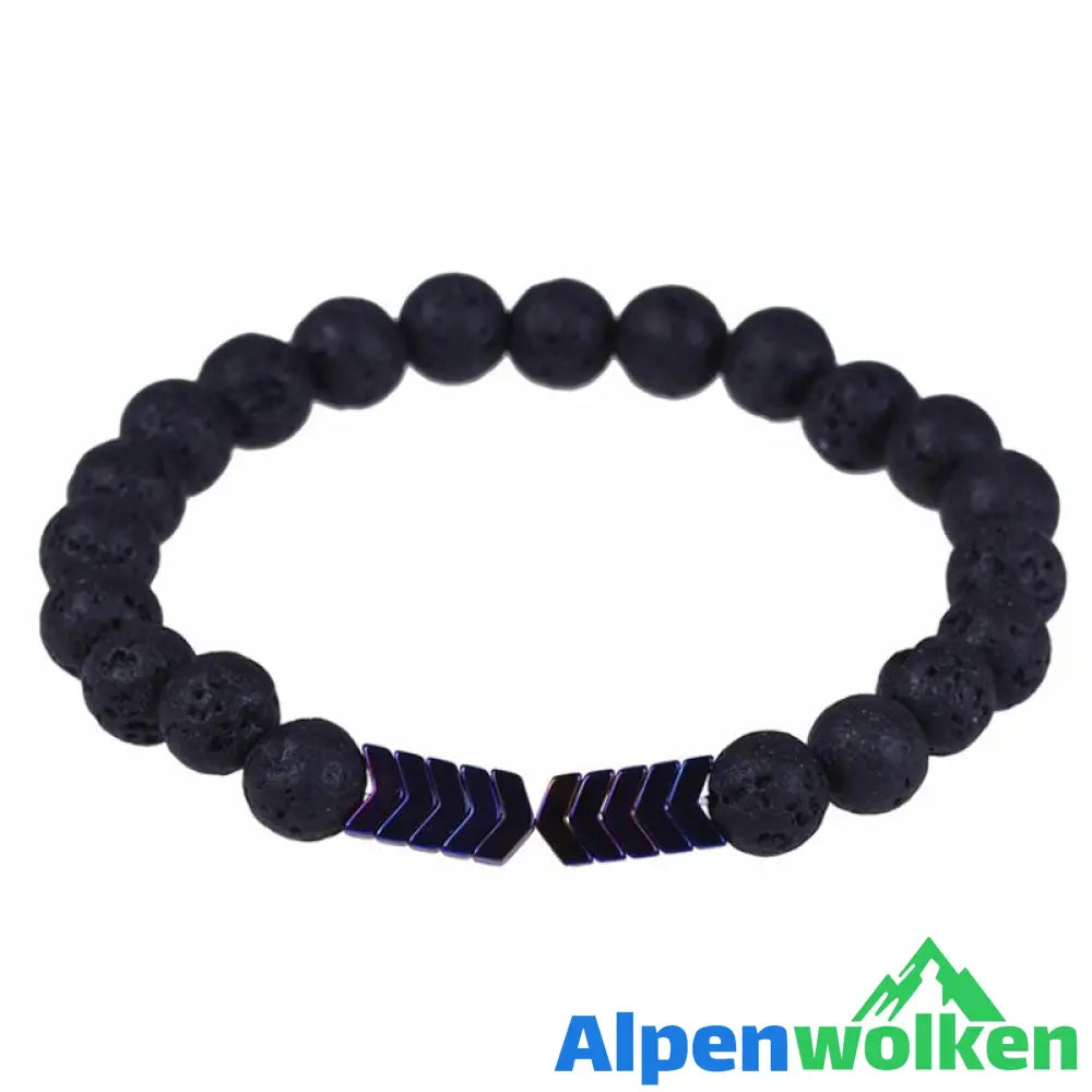 Alpenwolken - Vulkanstein Energie Armband