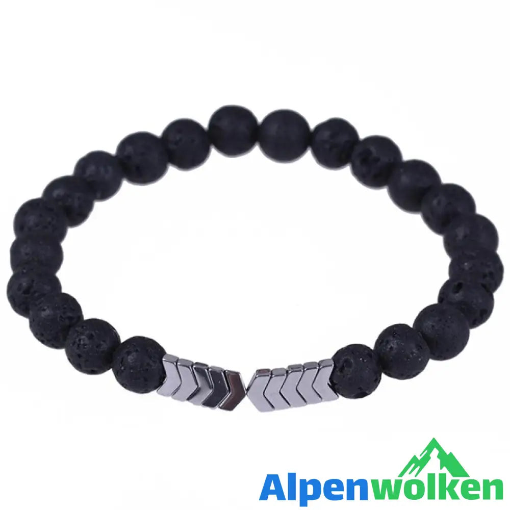 Alpenwolken - Vulkanstein Energie Armband