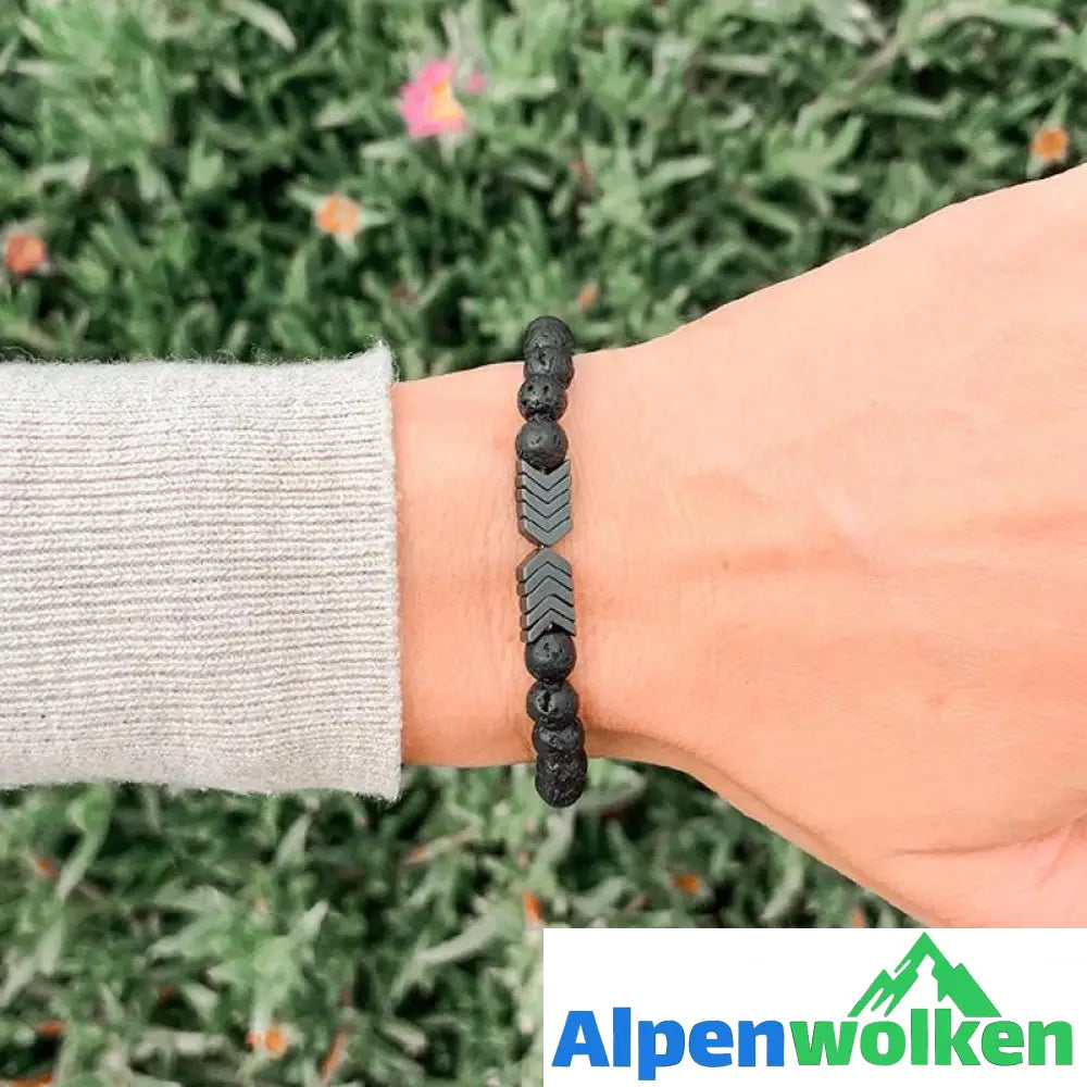 Alpenwolken - Vulkanstein Energie Armband