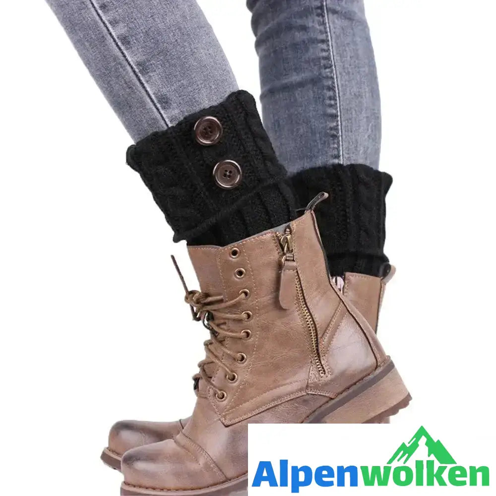 Alpenwolken - 🎁Wärmer Geschenk🎅Stricksocken für Stiefel