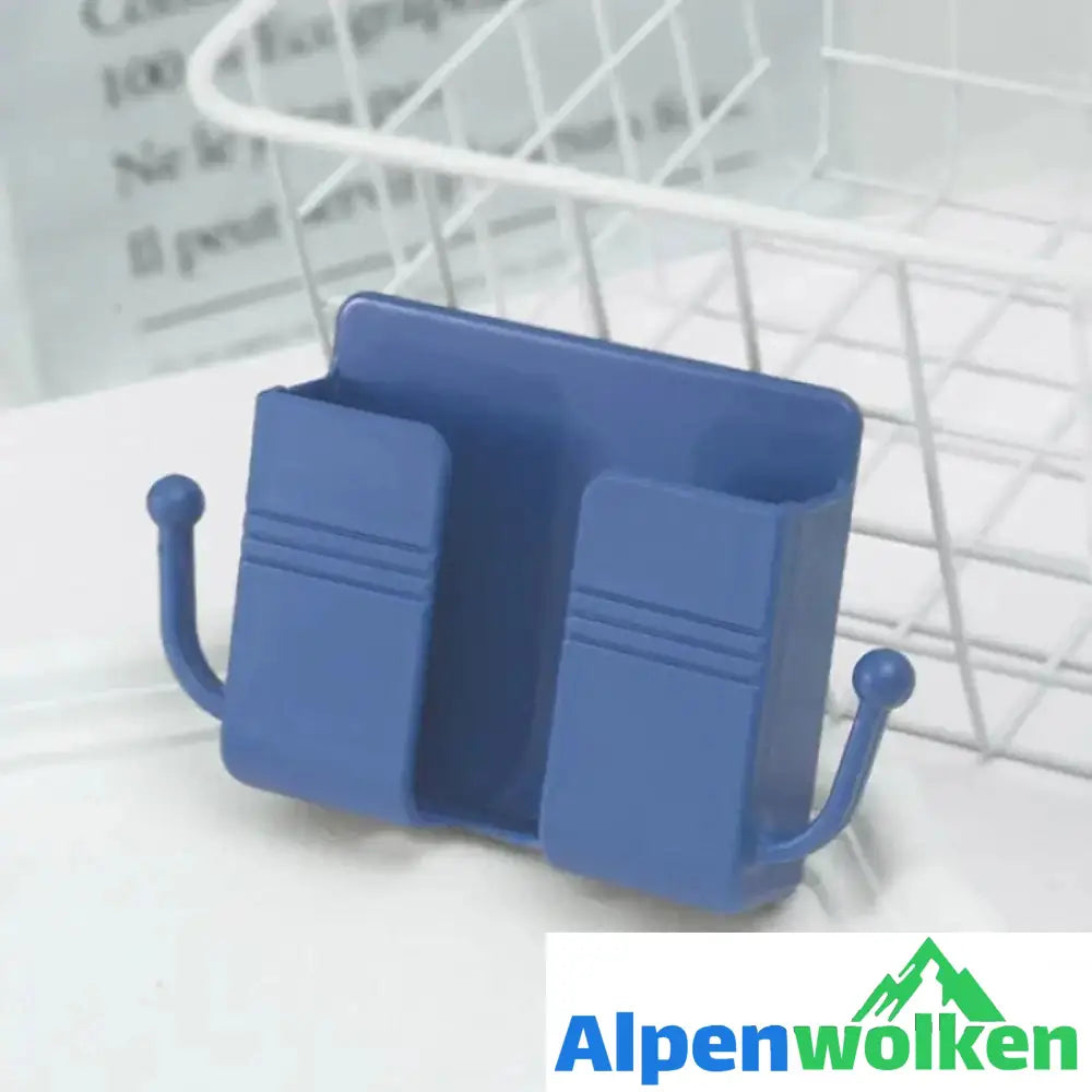 Alpenwolken - Wandmontierte Aufbewahrungsbox Blau