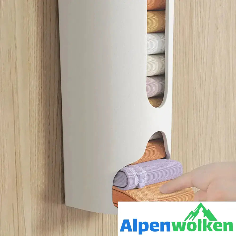 Alpenwolken - Wandmontierte Aufbewahrungsbox für Socken und Höschen