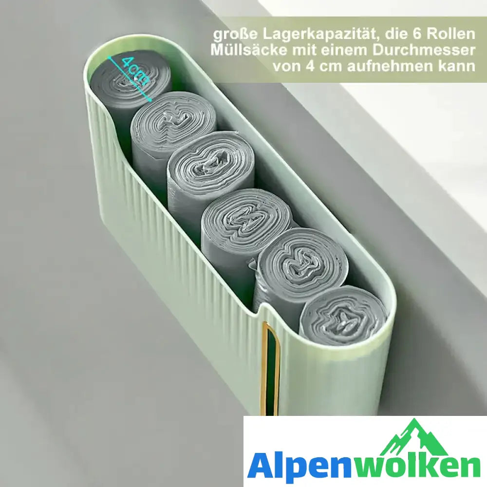 Alpenwolken - Wandmontierter Abfallsack-Organisator