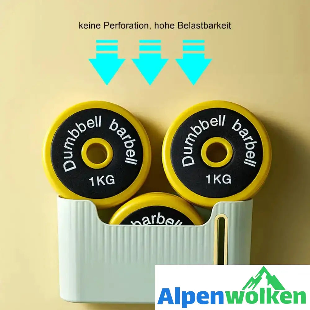 Alpenwolken - Wandmontierter Abfallsack-Organisator