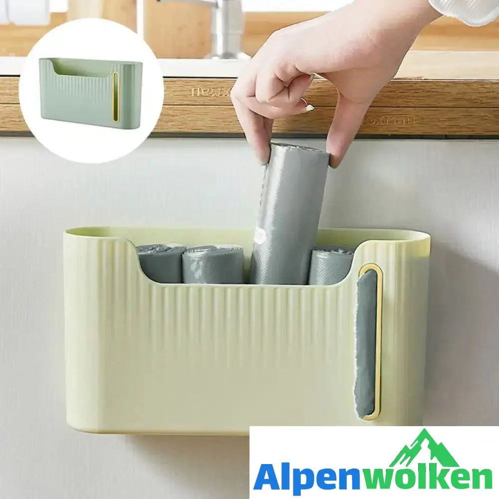 Alpenwolken - Wandmontierter Abfallsack-Organisator