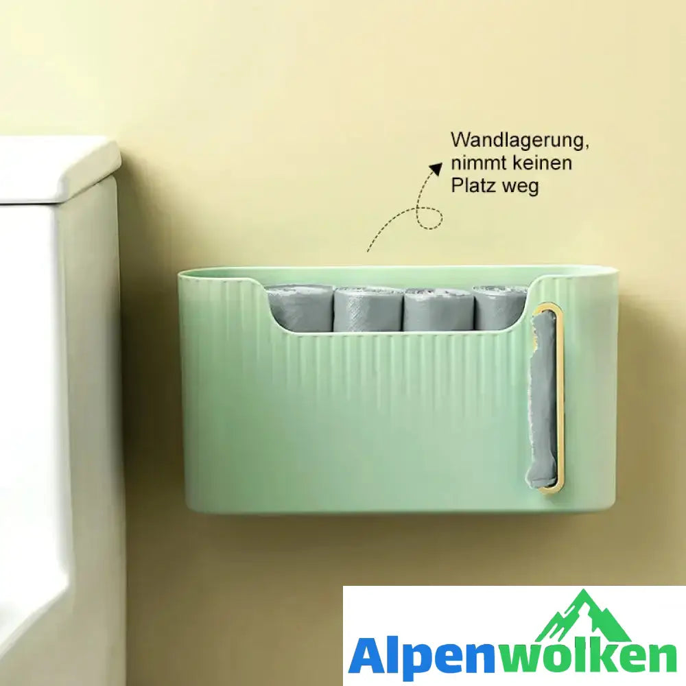 Alpenwolken - Wandmontierter Abfallsack-Organisator