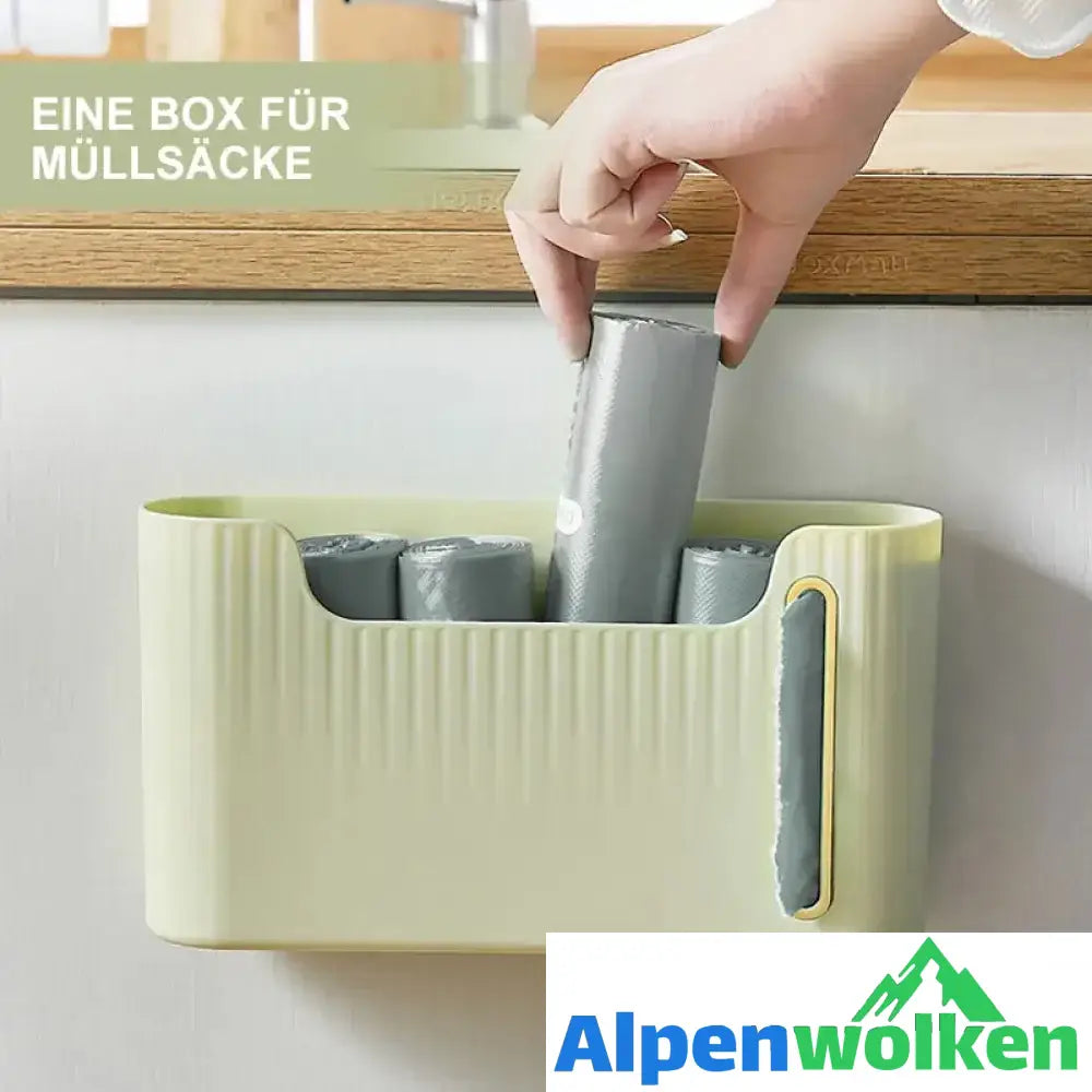 Alpenwolken - Wandmontierter Abfallsack-Organisator