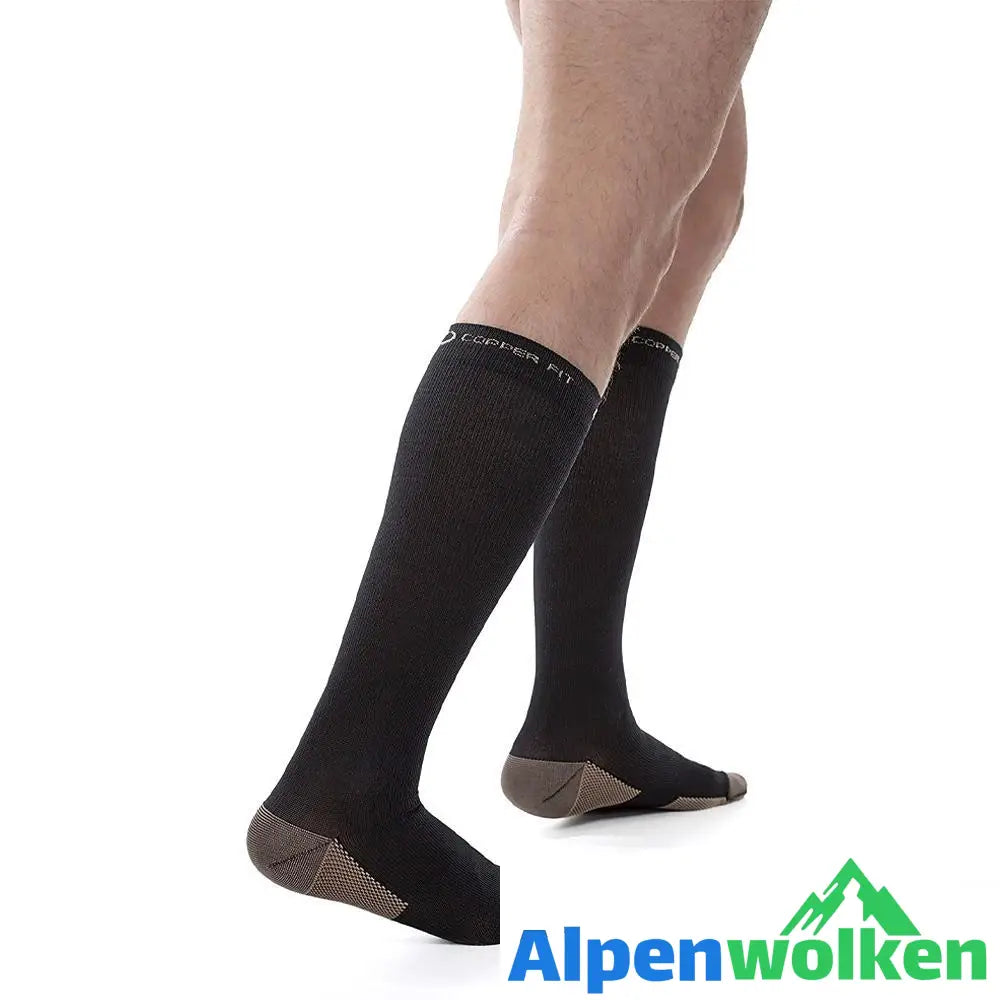 Alpenwolken - Warme lange Energiesocken