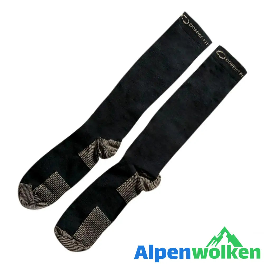 Alpenwolken - Warme lange Energiesocken