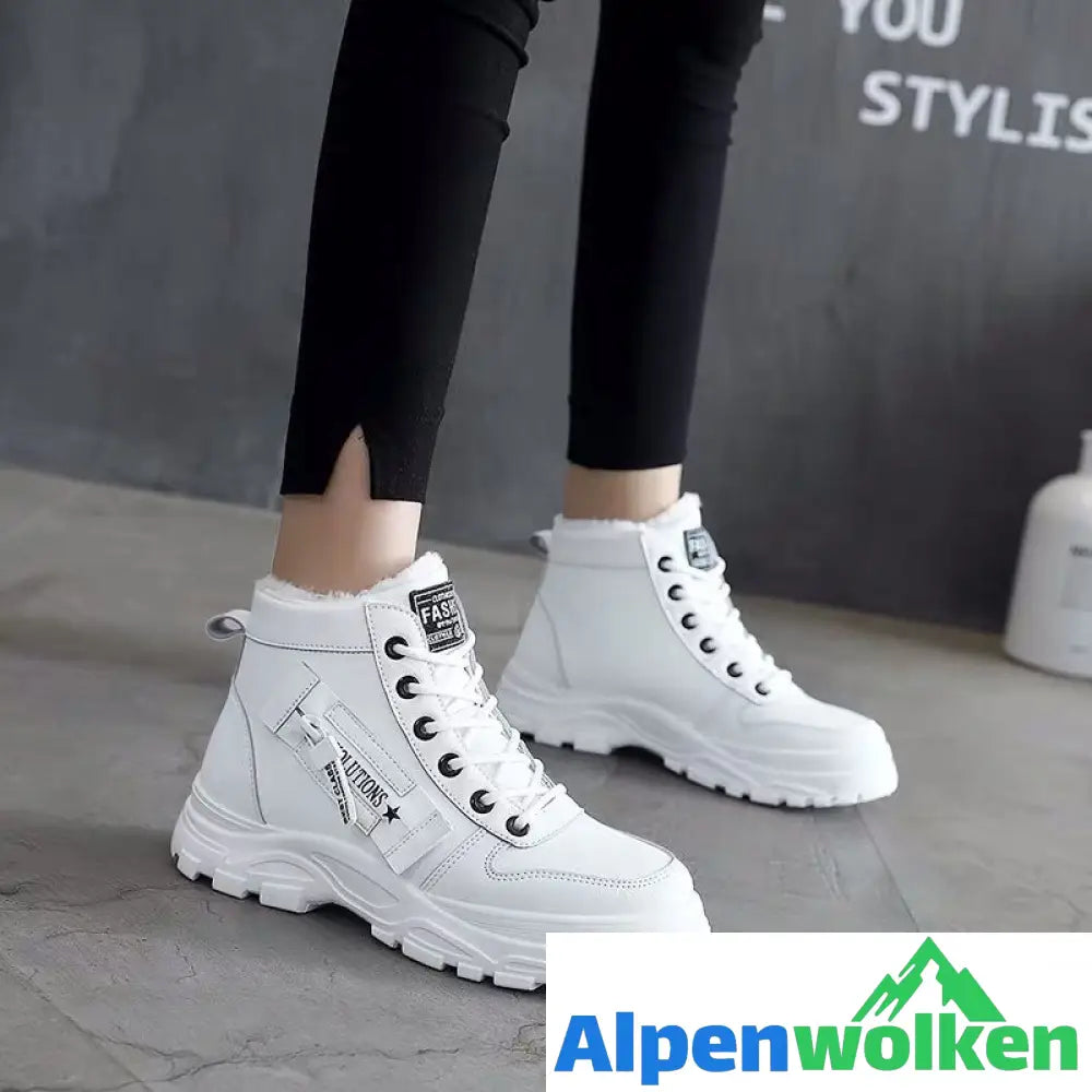 Alpenwolken - Warme Schuhe mit dicken Sohlen