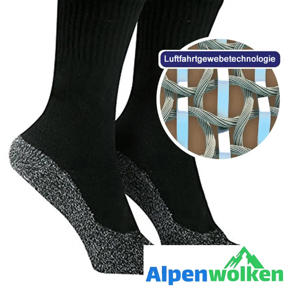 Alpenwolken - Warme Socken 35 Grad konstante Temperatur Socken