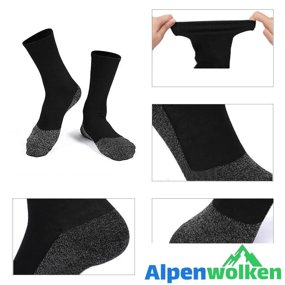 Alpenwolken - Warme Socken 35 Grad konstante Temperatur Socken