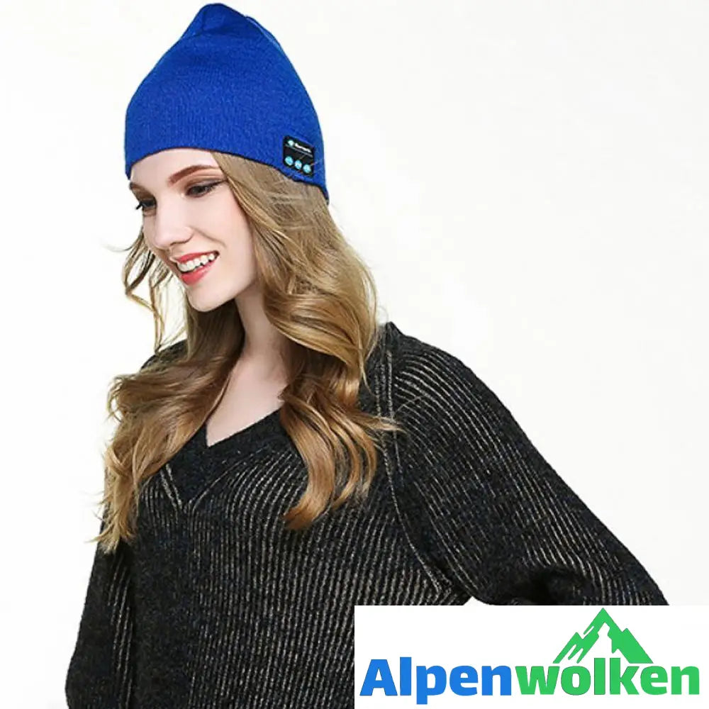 Alpenwolken - Warme Strickmütze mit 4.2 Bluetooth