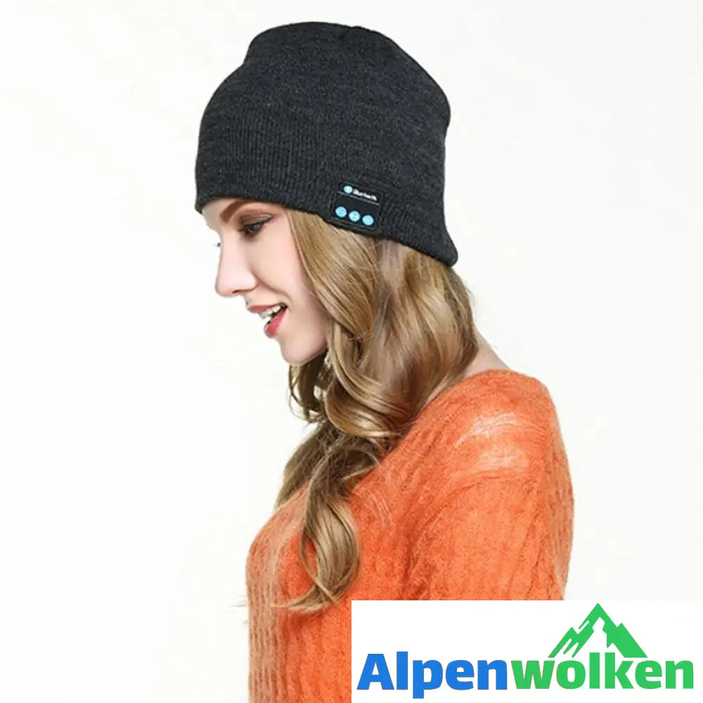 Alpenwolken - Warme Strickmütze mit 4.2 Bluetooth