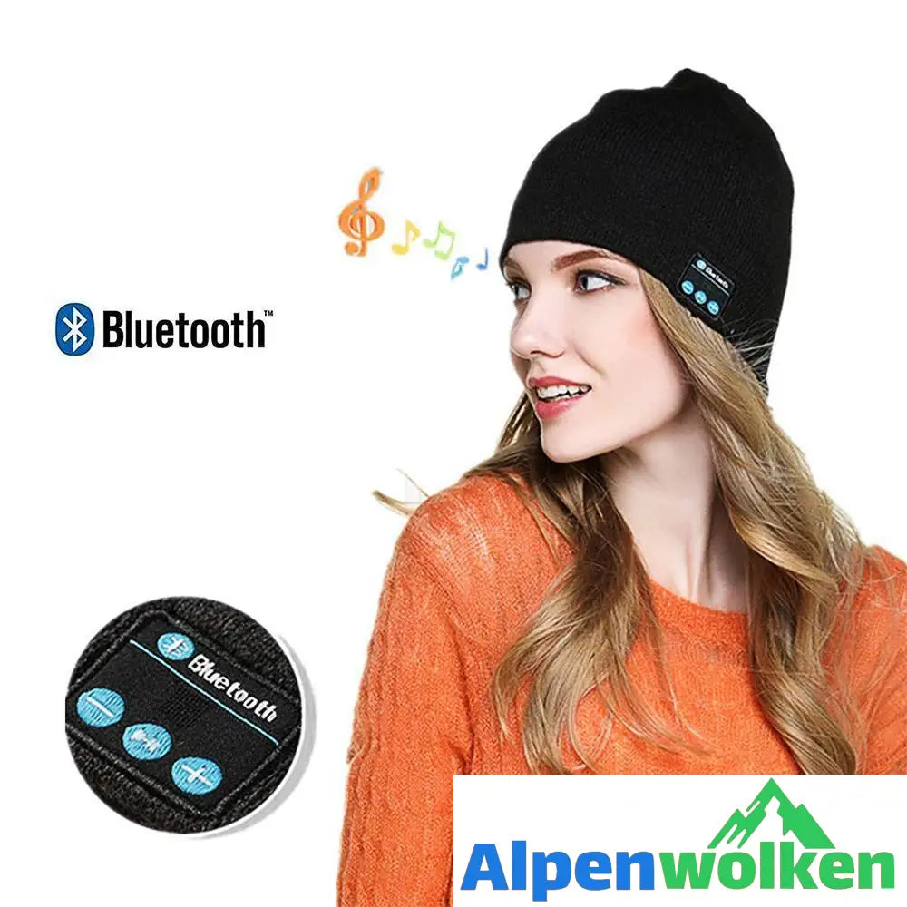 Alpenwolken - Warme Strickmütze mit 4.2 Bluetooth