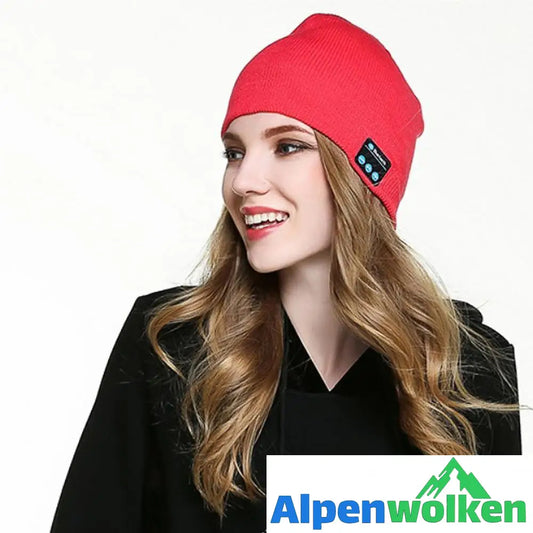 Alpenwolken - Warme Strickmütze mit 4.2 Bluetooth