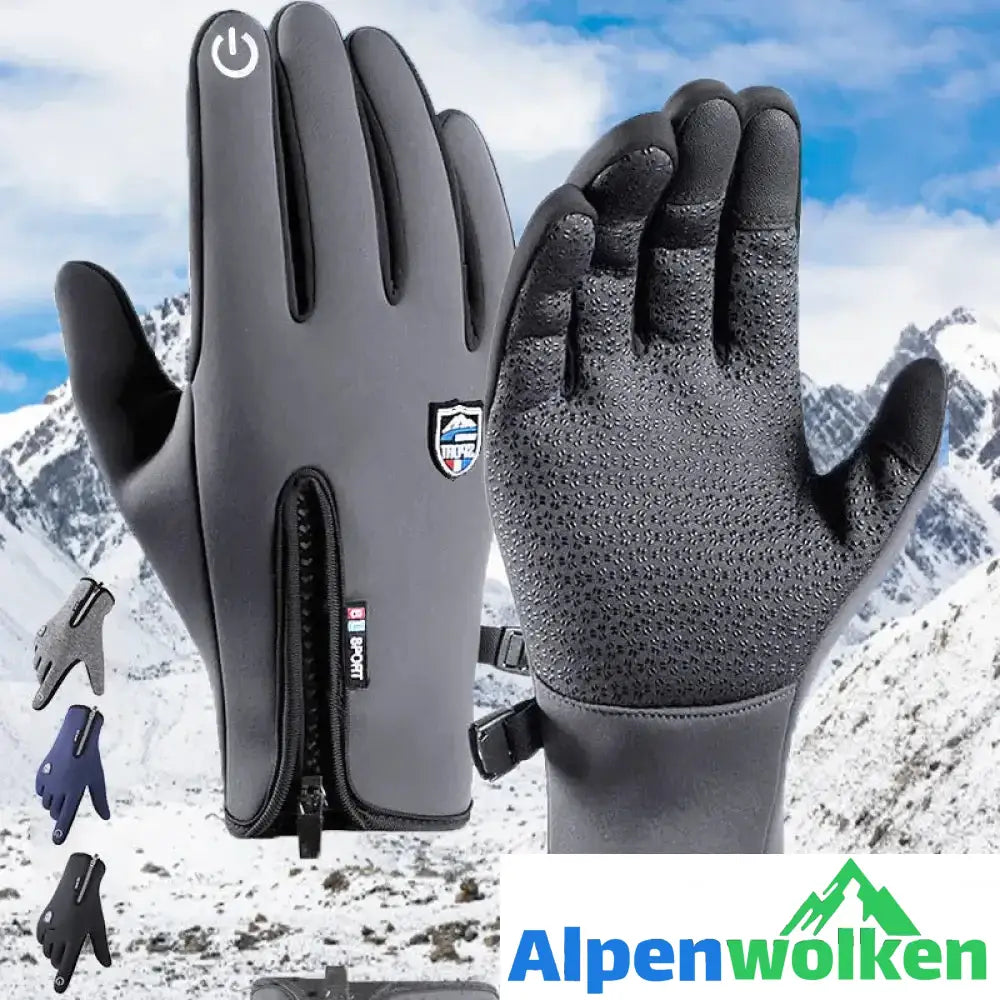 Alpenwolken - Warme Touchscreen-Handschuhe