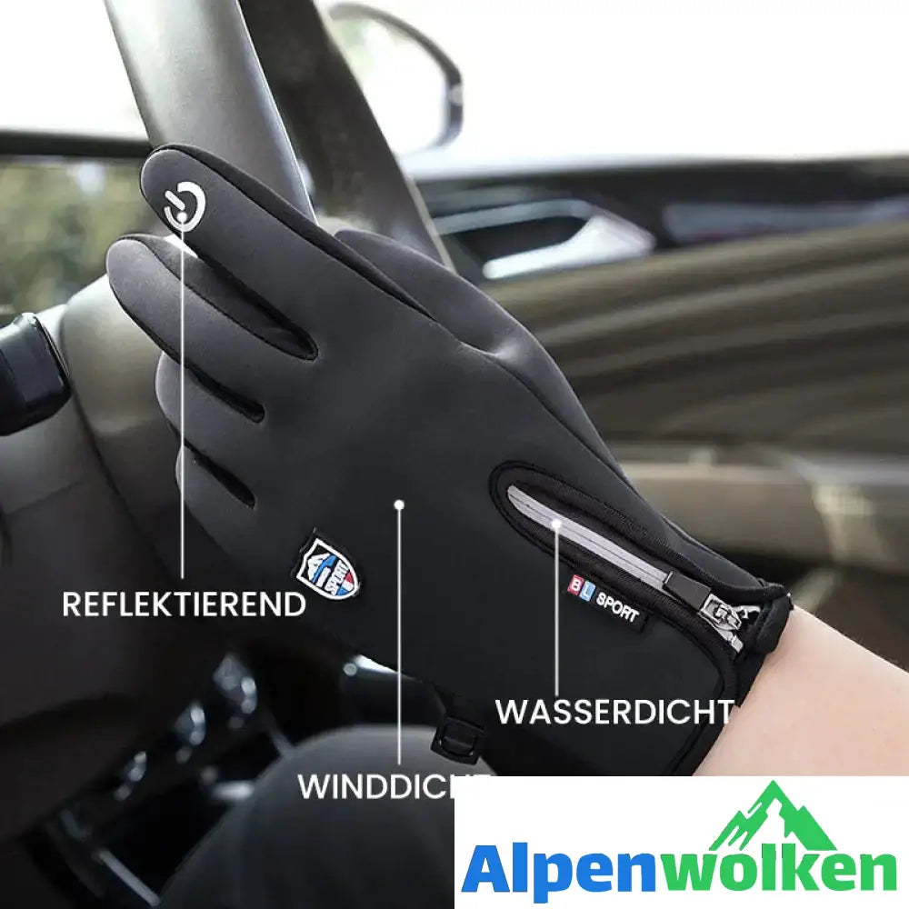 Alpenwolken - Warme Touchscreen-Handschuhe