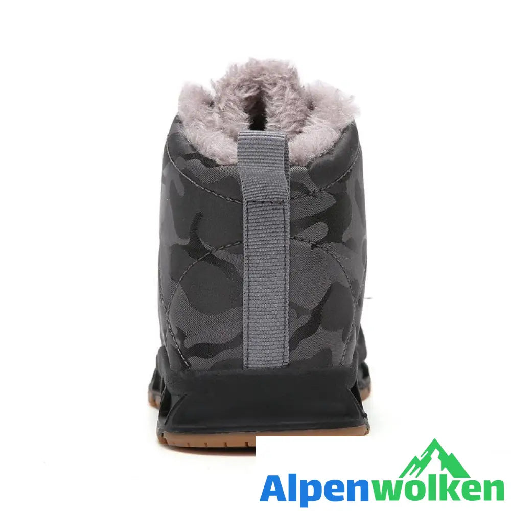 Alpenwolken - Warme Unisex Kinder Schneestiefel mit Plüsch