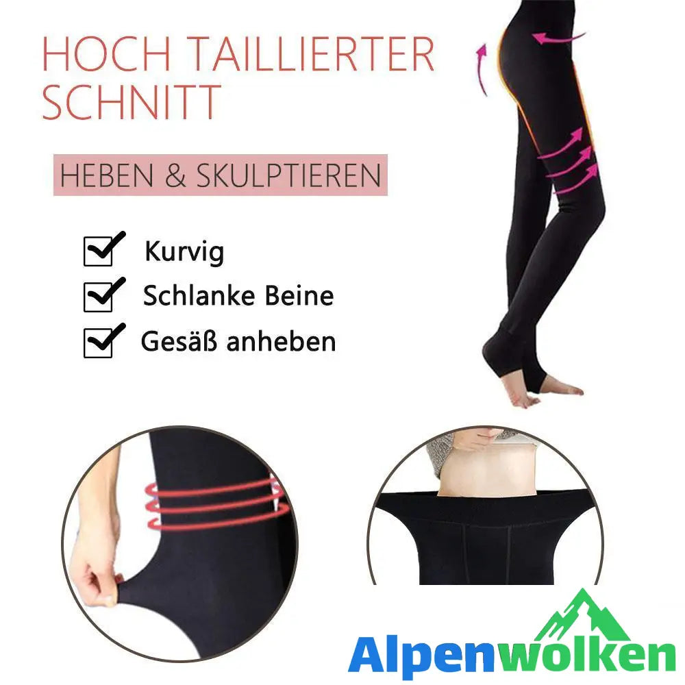 Alpenwolken - Warme Winter Damen Leggings