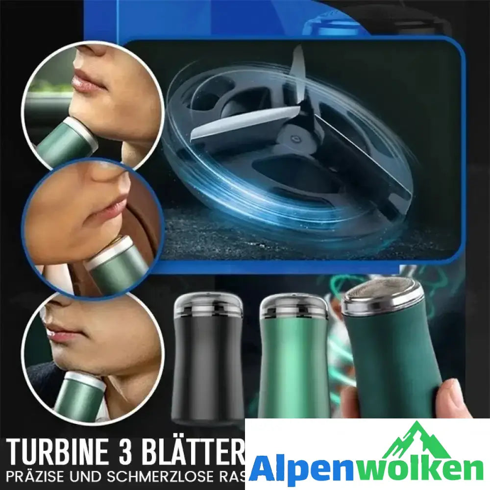 Alpenwolken - Waschbarer Elektrorasierer im Taschenformat