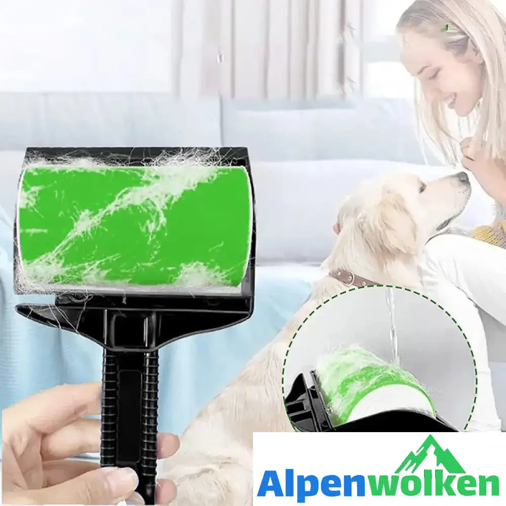 Alpenwolken - Waschbarer Flusenroller