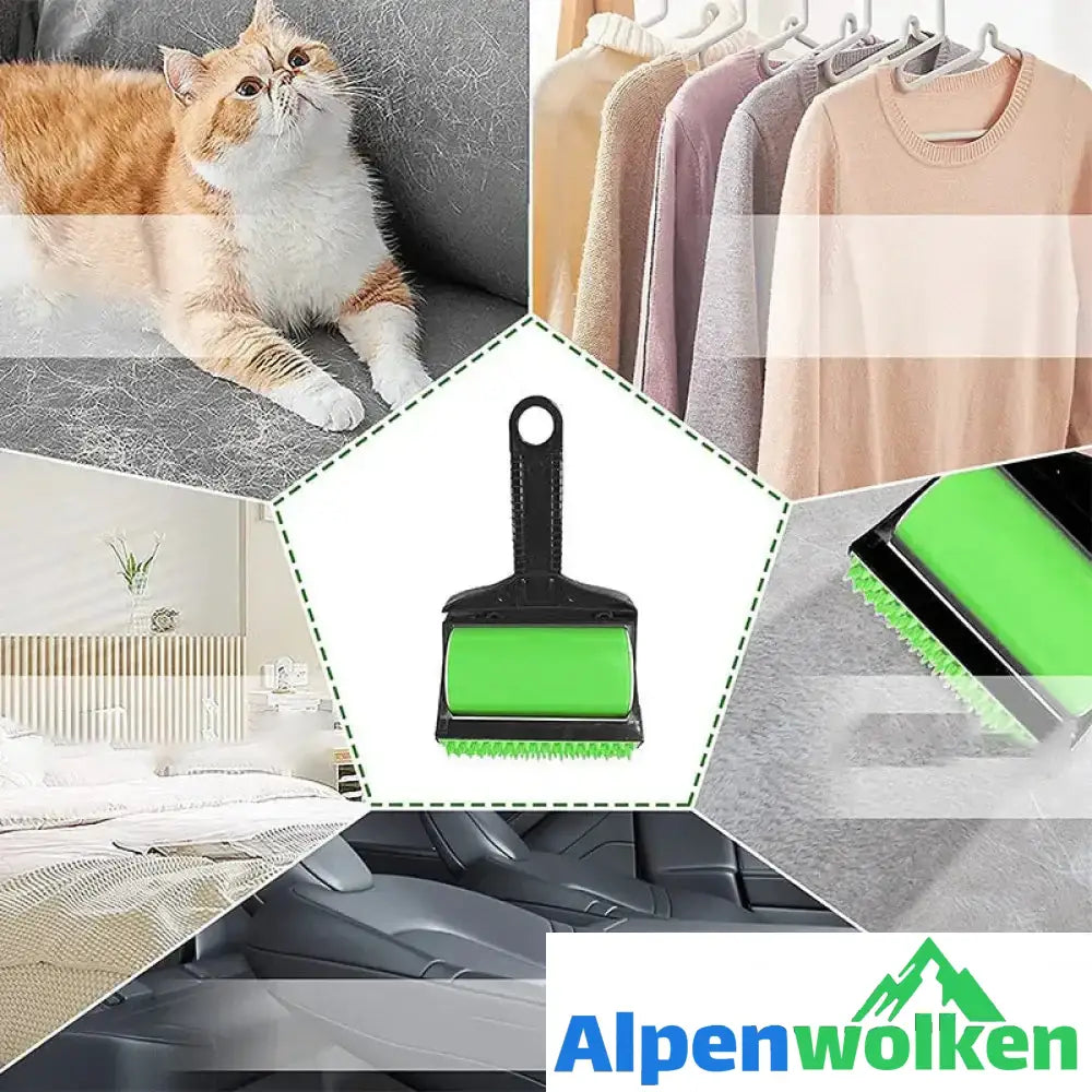 Alpenwolken - Waschbarer Flusenroller