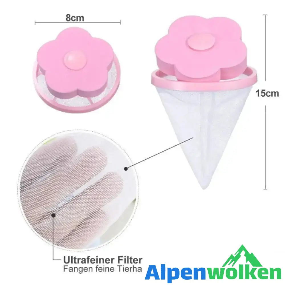 Alpenwolken - Waschmaschine Mesh Filterbeutel für Fell & Fussel Tierhaarentferner