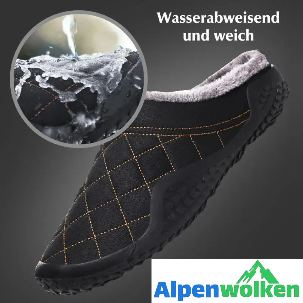 Alpenwolken - Wasserabweisende, rutschfeste, lässige Hausschuhe