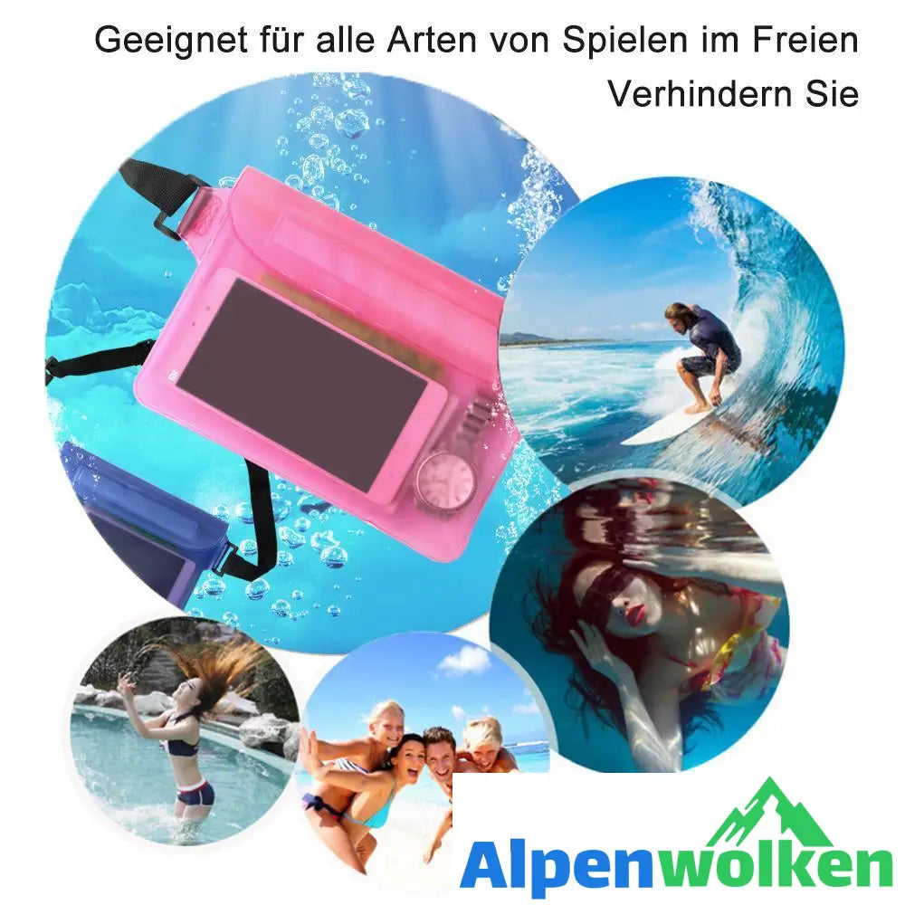 Alpenwolken - Wasserdicht Drift Tauchen Schwimmen Tasche für Handy, Pass usw.