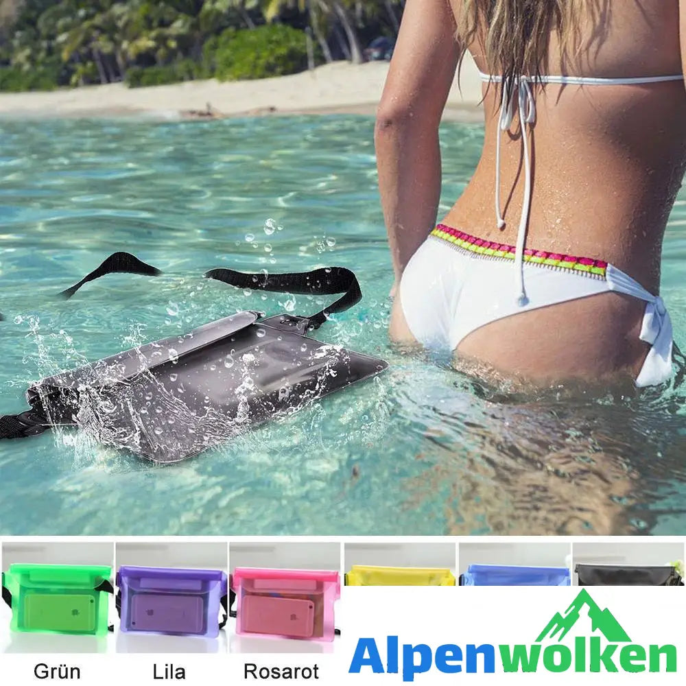 Alpenwolken - Wasserdicht Drift Tauchen Schwimmen Tasche für Handy, Pass usw.