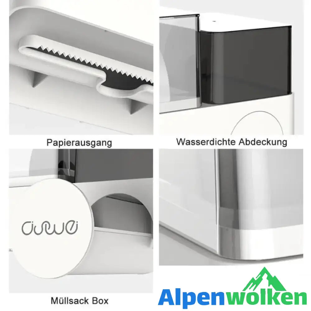 Alpenwolken - Wasserdichte 3-in-1-Aufbewahrungsbox für Badezimmer