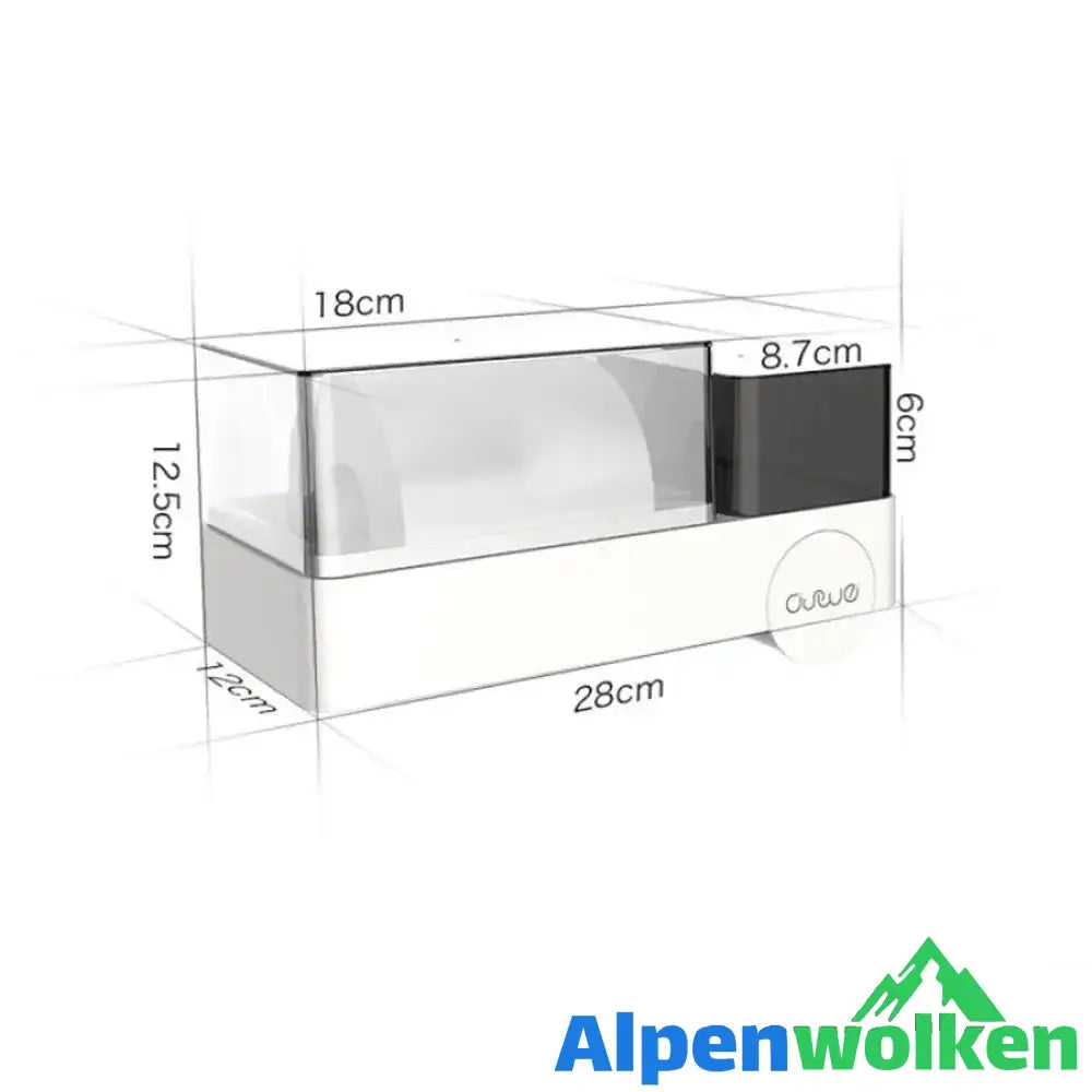 Alpenwolken - Wasserdichte 3-in-1-Aufbewahrungsbox für Badezimmer