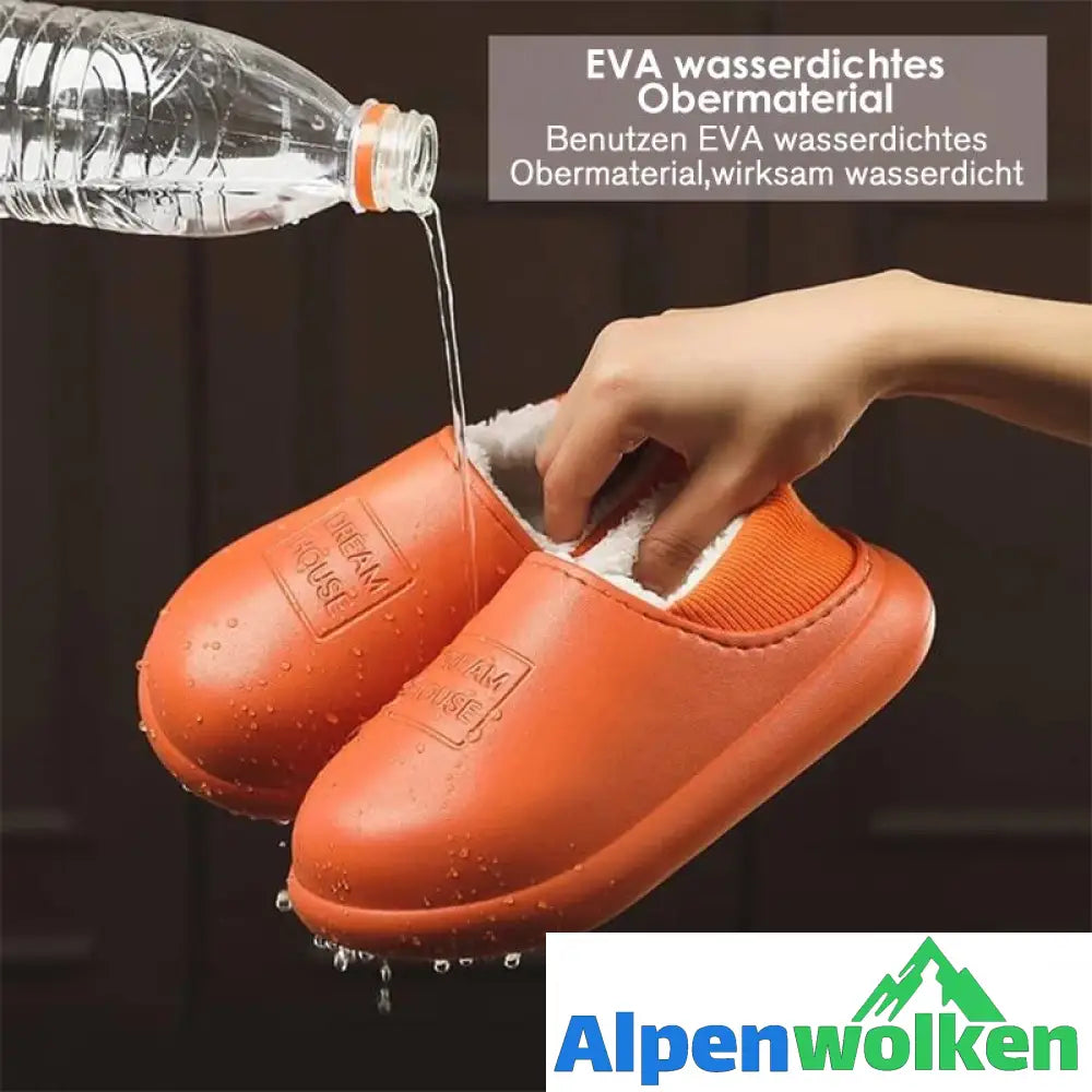 Alpenwolken - Wasserdichte Baumwollpantoffel