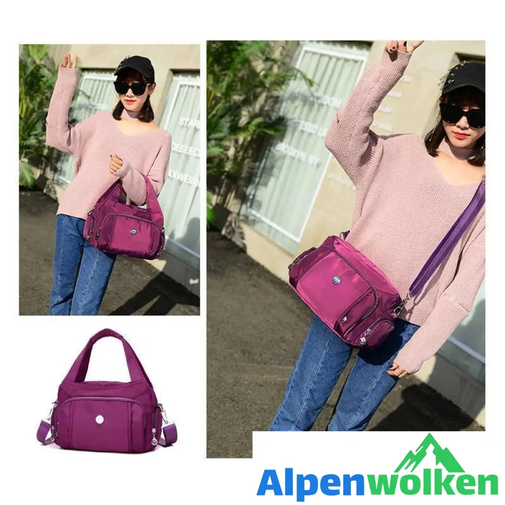 Alpenwolken - Wasserdichte bequeme Crossbody-Tasche