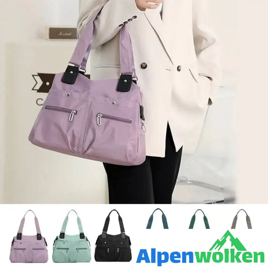 Alpenwolken - Wasserdichte Einfache Nylon-Handtasche