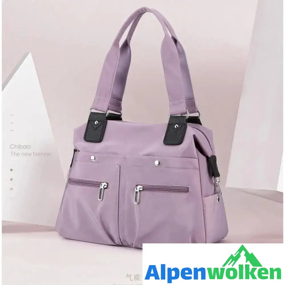 Alpenwolken - Wasserdichte Einfache Nylon-Handtasche