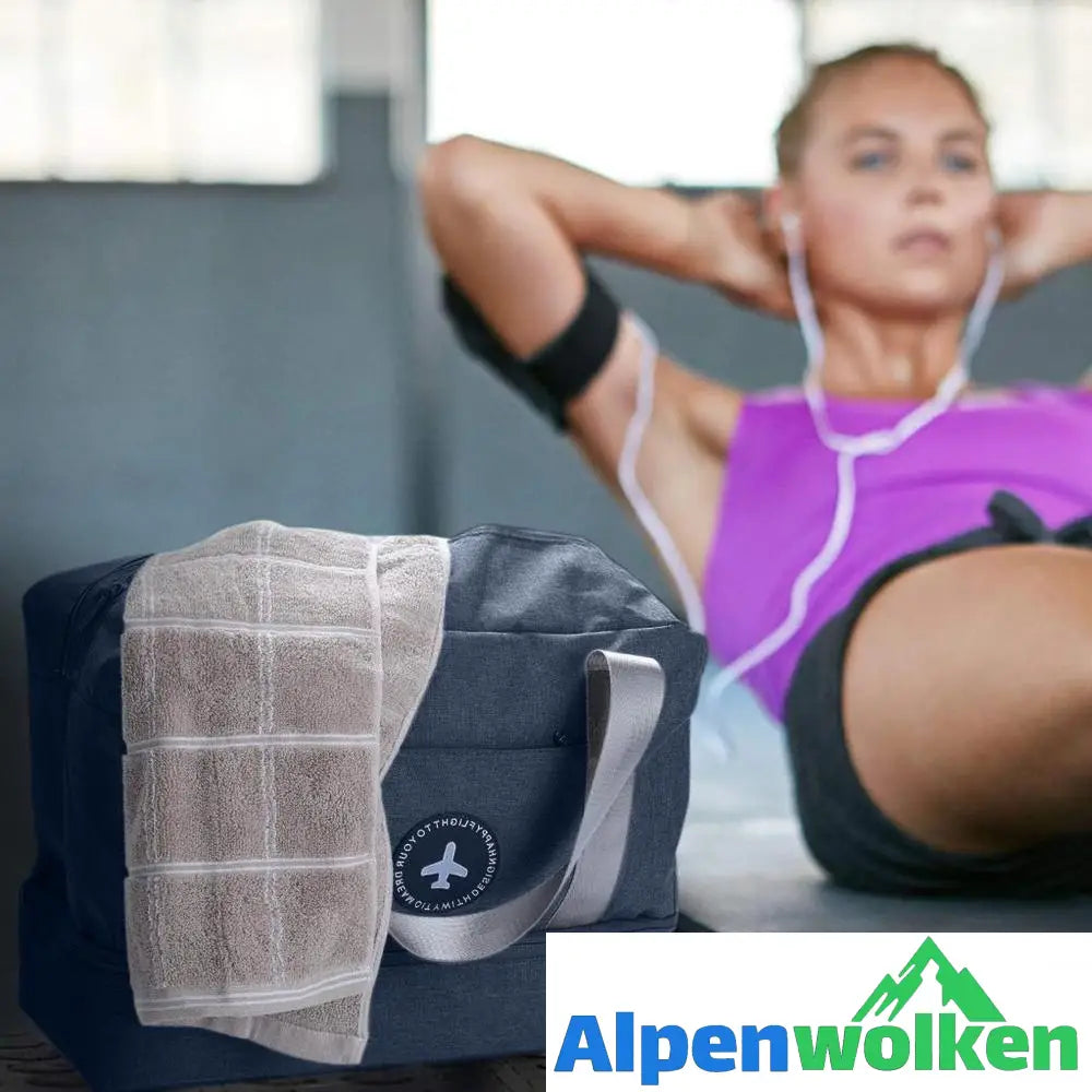 Alpenwolken - Wasserdichte Faltbare Reisetasche, Gym-Badetasche