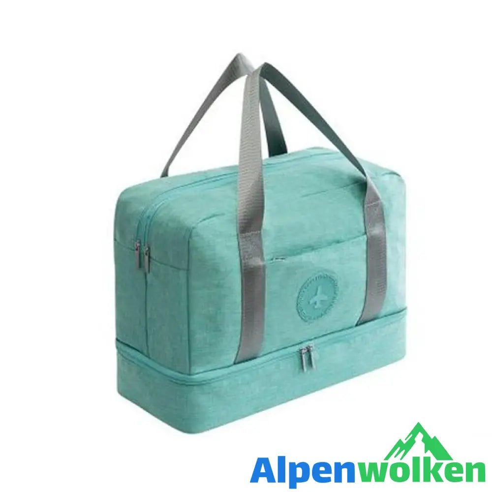 Alpenwolken - Wasserdichte Faltbare Reisetasche, Gym-Badetasche