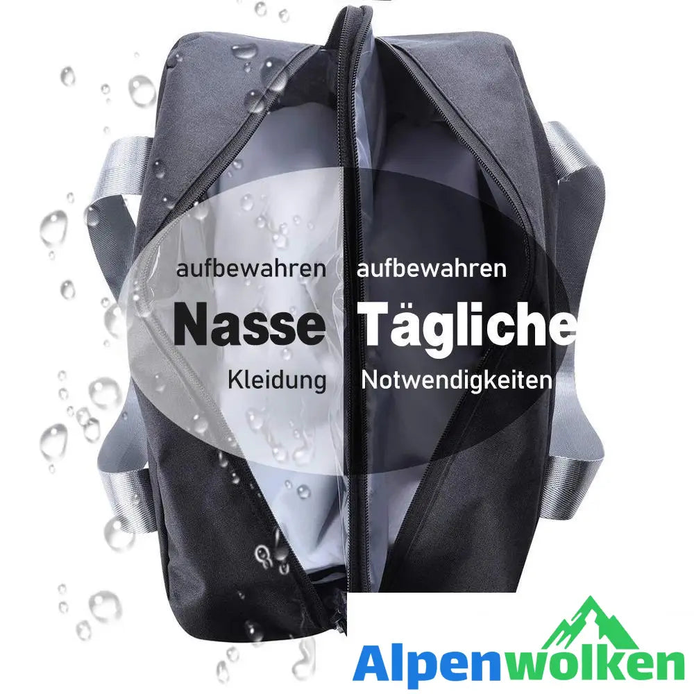 Alpenwolken - Wasserdichte Faltbare Reisetasche, Gym-Badetasche