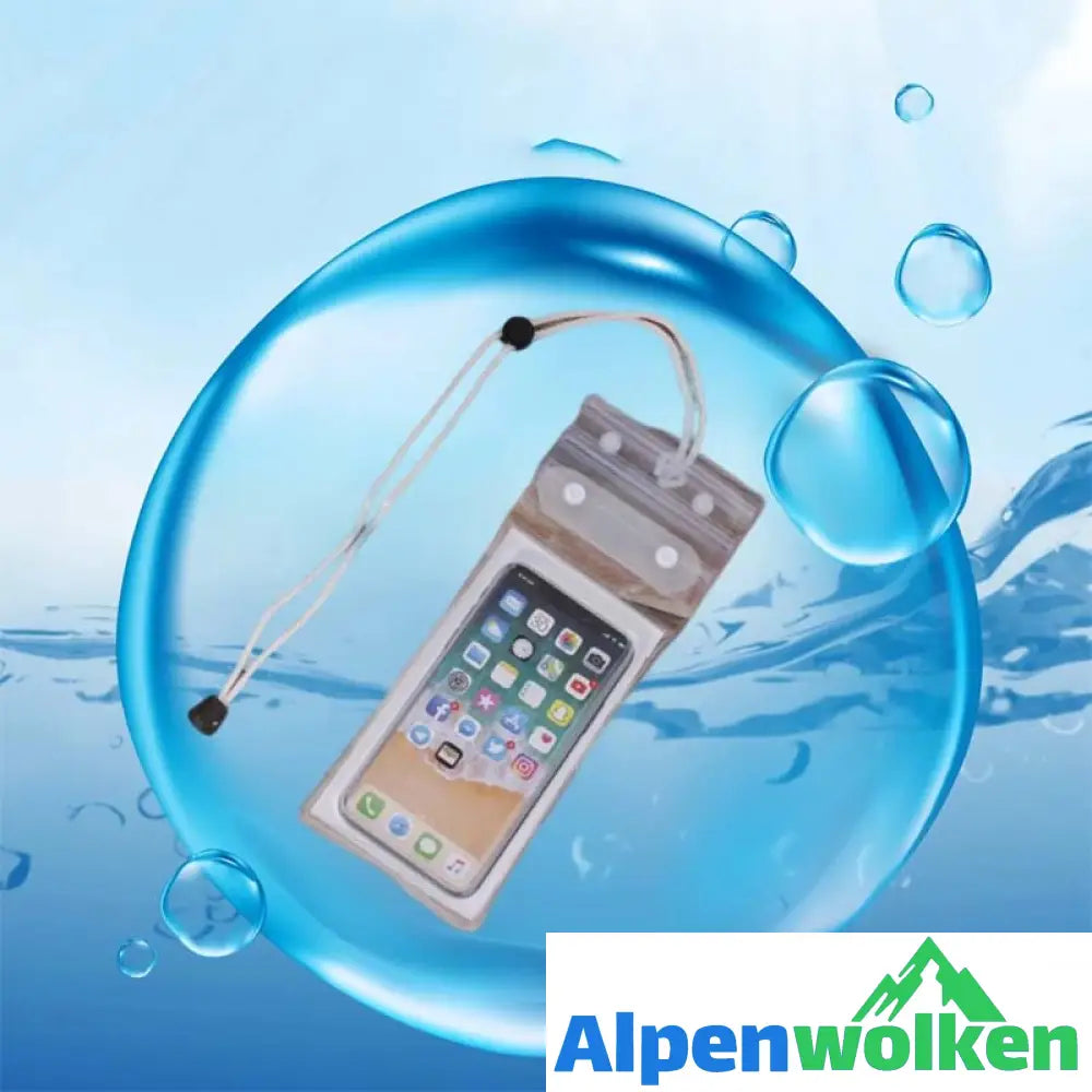 Alpenwolken - Wasserdichte Handytasche